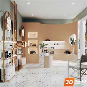 Cosmetic Store Skp Files 